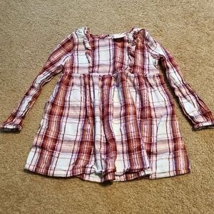𝅺jumping Beans Girl's Plaid Dress, size 5T